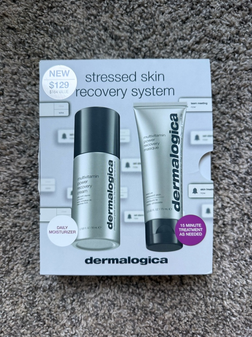 NEW Dermalogica stressed skin recovery system